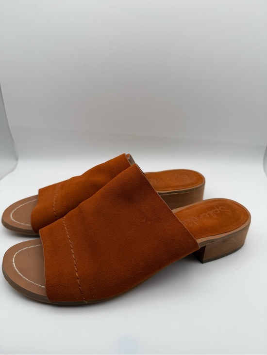 Splendid Shoes - Splendid Suede Slide Mules in Rust
